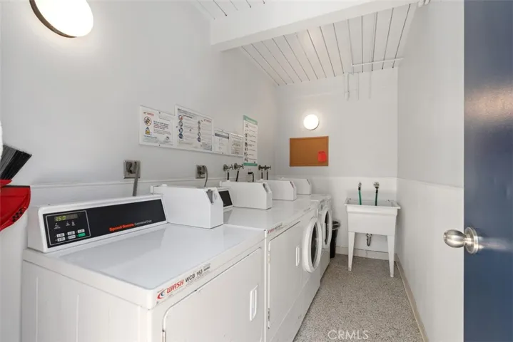 One of three common area laundry facilities