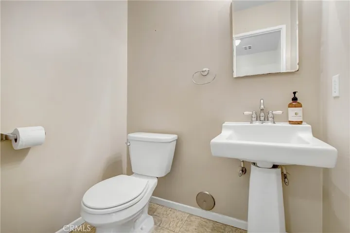 half bath down stairs