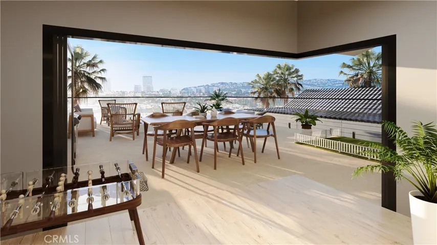 Rendering of California room after addition