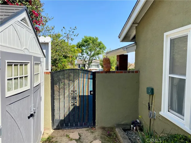 Driveway behind gate
