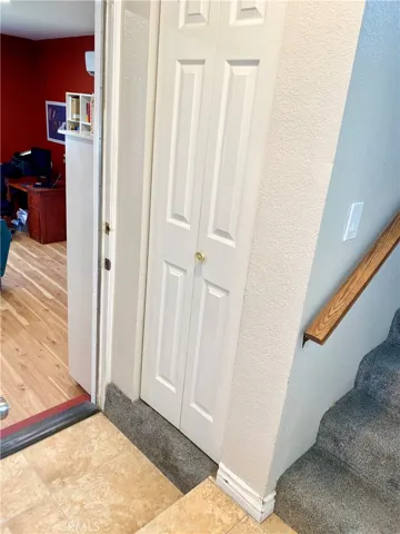 step down to garage conversion