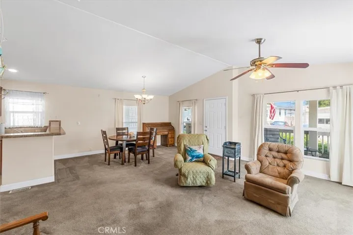 Dining Room and Living Room.