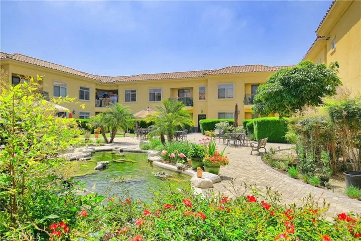 Koi Pond Courtyard access from patio