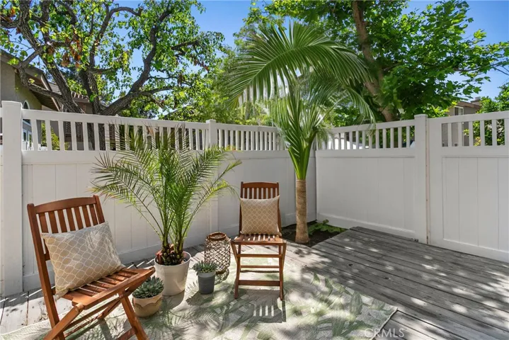 Digitally Staged Back Yard