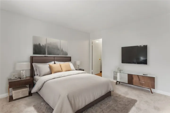 Digitally Staged Secondary Bedroom