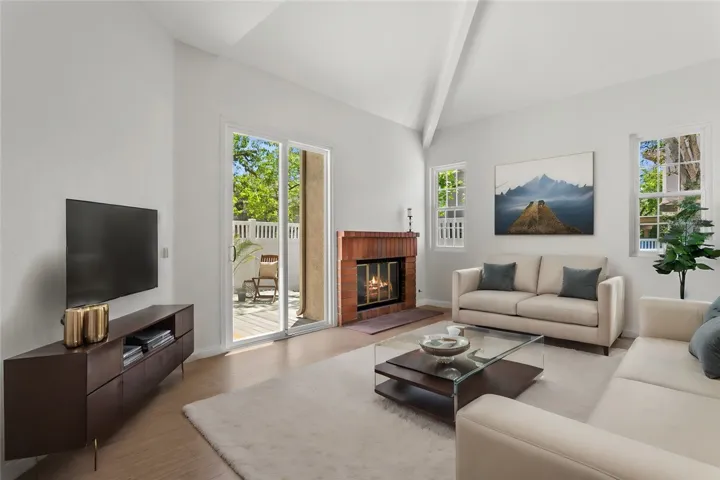 Digitally Staged Living Area
