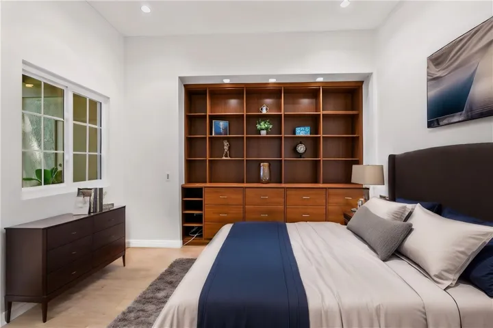 Digitally Staged Downstairs Bedroom