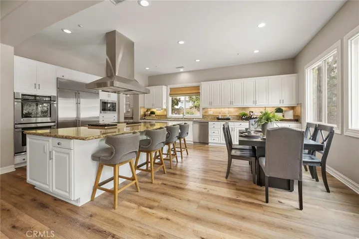 Generous Kitchen and Nook seating with Butlers pantry