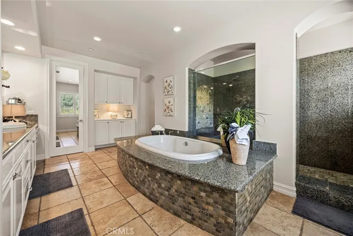 Primary Bathroom with a huge shower