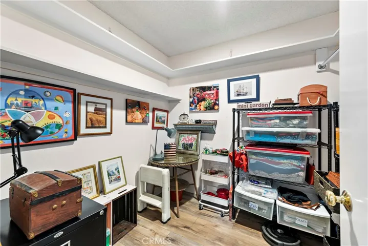 Walk-in closet in Primary