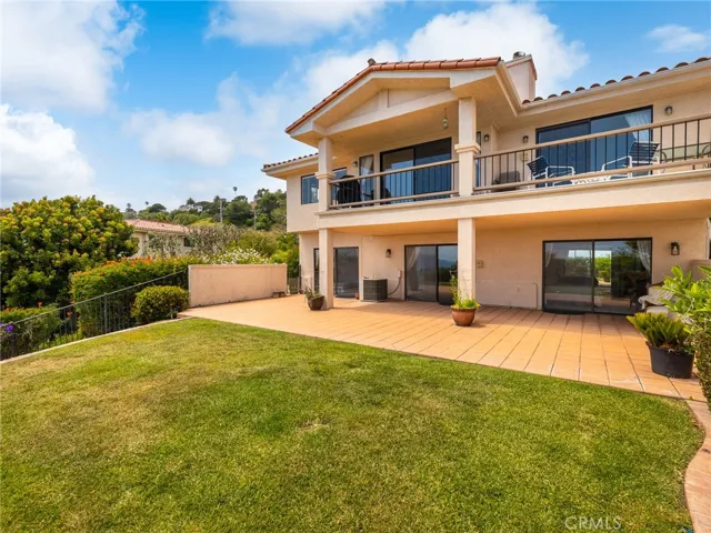 Backyard and balconies