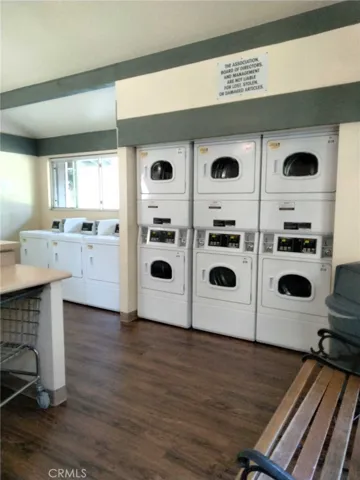 Laundry facility. There are several within the community.