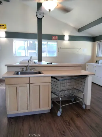 Laundry facility.