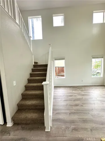 stairway off of living room