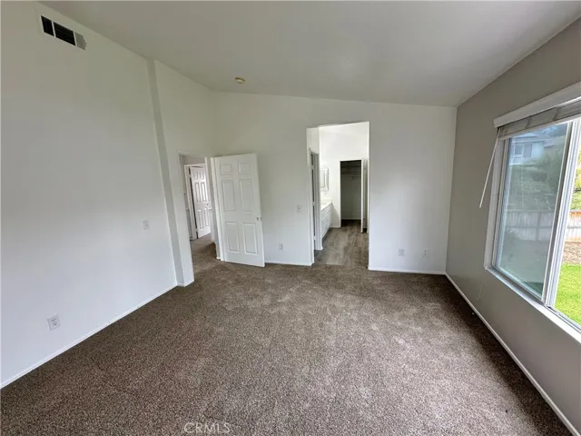 Upstairs master bedroom freshly painted and new carpeting.