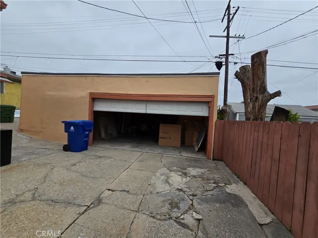 garage with extra room storage