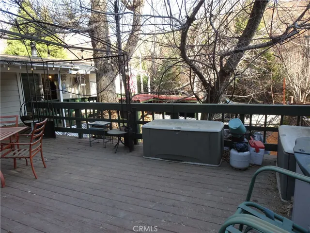 Open part of deck