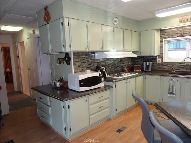 view of wrap around counter