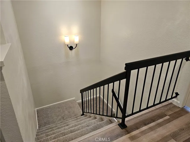 Newly carpeted staris