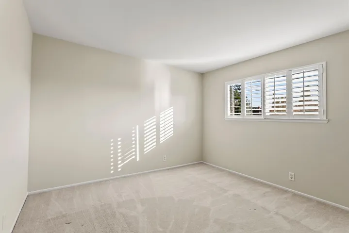 Largest secondary bedroom overlooks pool