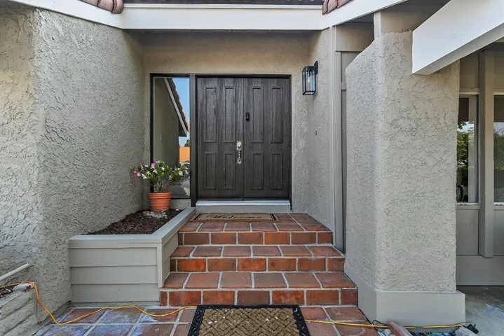 Double doors leading to your new home!