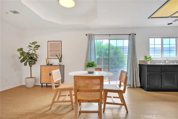 Open floor plan areas