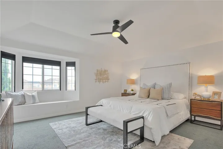 Master suite with window seat