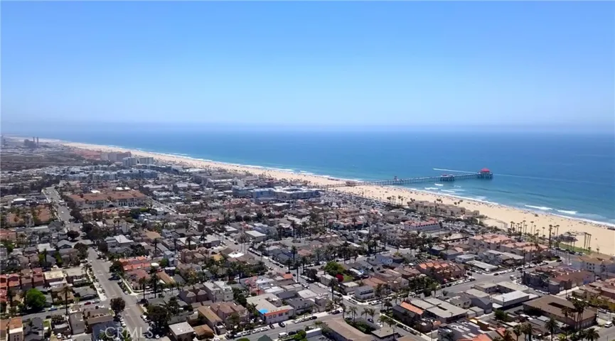 Aerial view of Downtown Huntington Beach!
