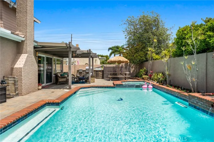 Host summer pool parties in your private backyard oasis!