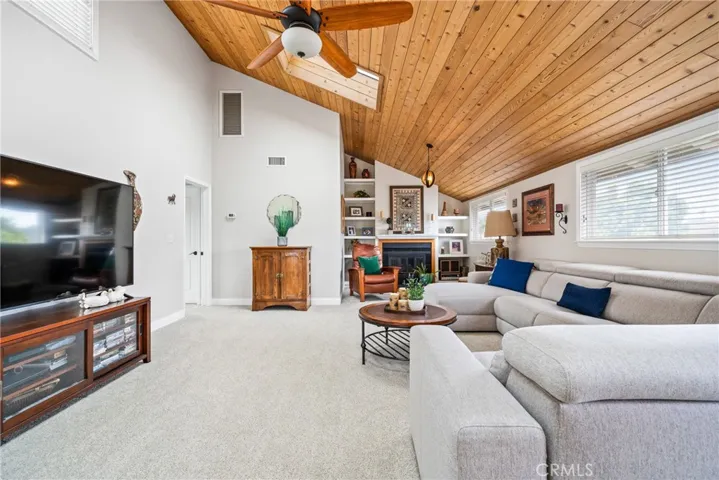 Soak up the natural light from the skylights in the cozy large bonus room.
