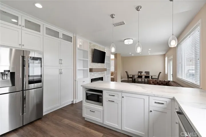 New cabinets, Counters