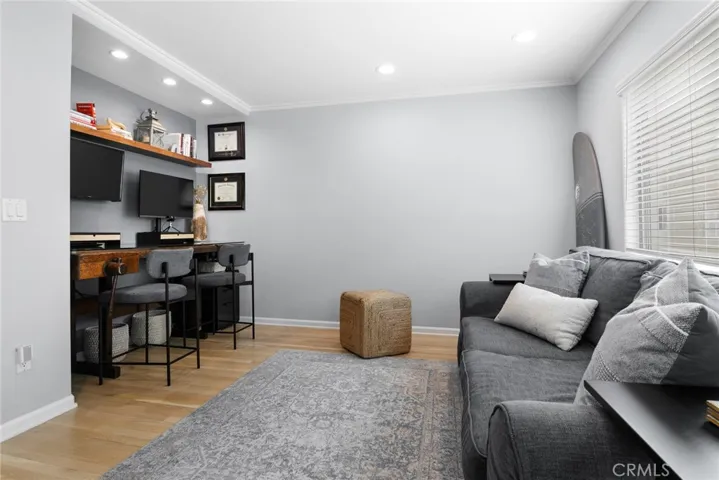 3rd bedroom that has been converted into a Den. Currently being used as an office