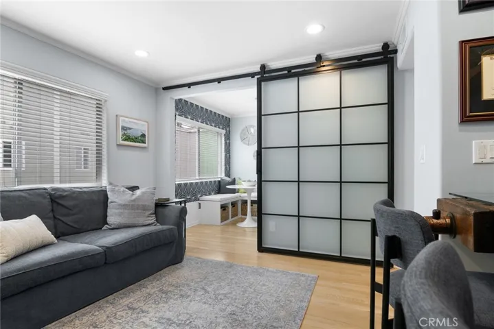 3rd bedroom that has been converted into a Den. Currently being used as an office