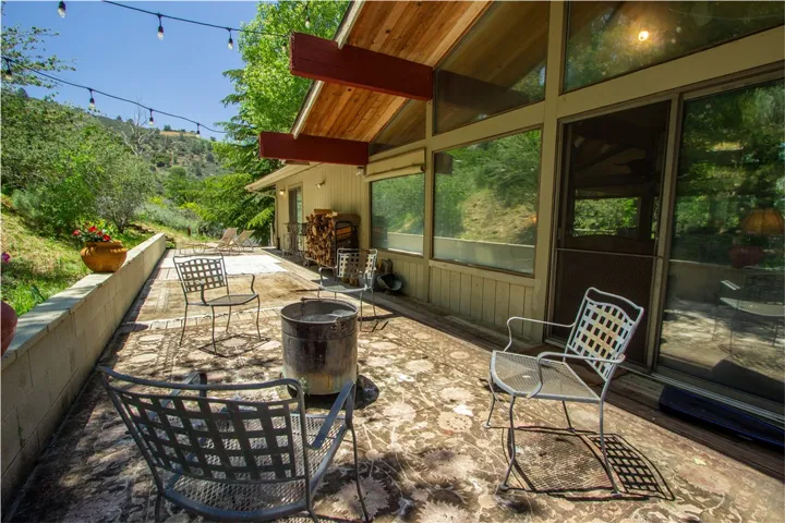 Rear patio