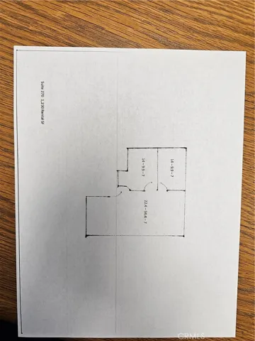 Plan of suite