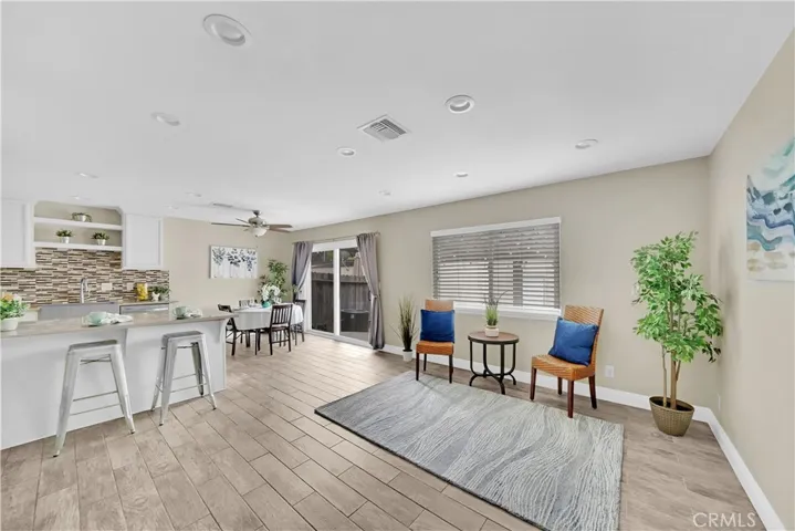 Welcome to your new home. Recessed lighting, tile flooring, updated