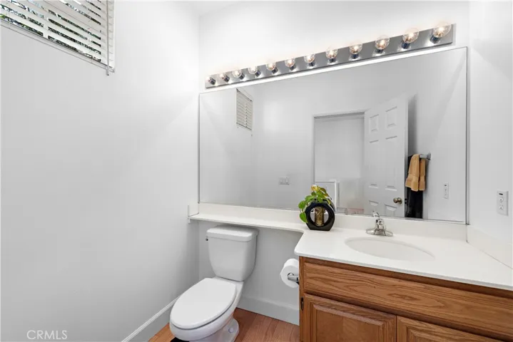 Powder room on the main floor