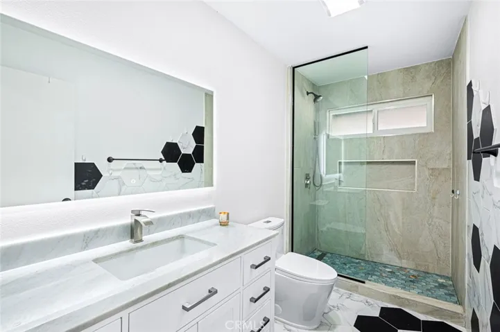 Renovated Hallway Bathroom