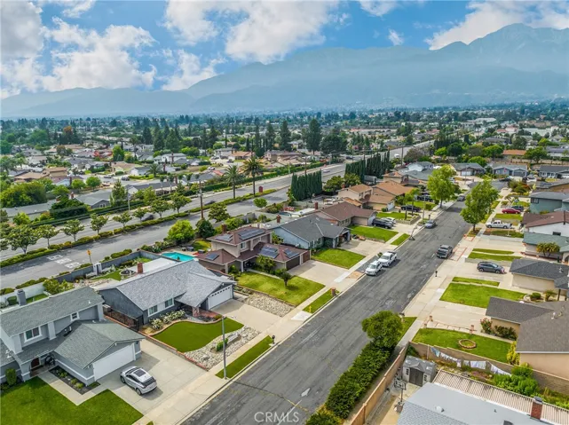 ariel view of street