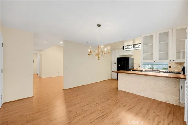 kitchen to living room