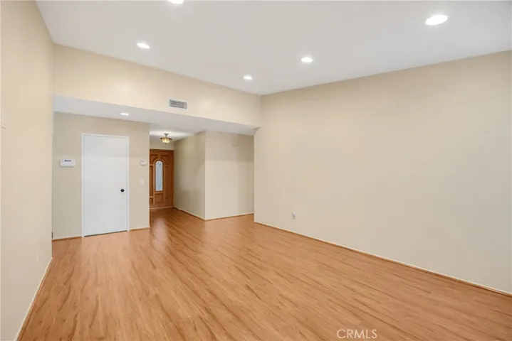 living room facing front door