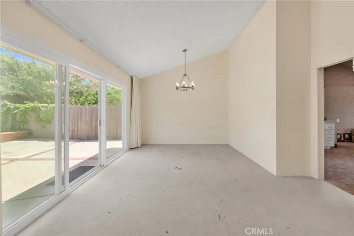 Dining Room w/Vaulted Ceilings