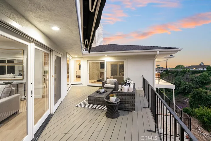BALCONY OFF OF THE FAMILY ROOM