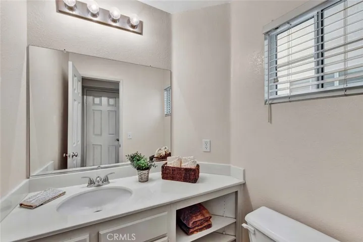 Guest bathroom located on first floor