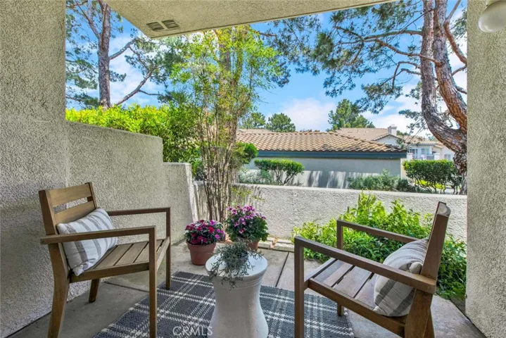 Private patio is perfect for realxing