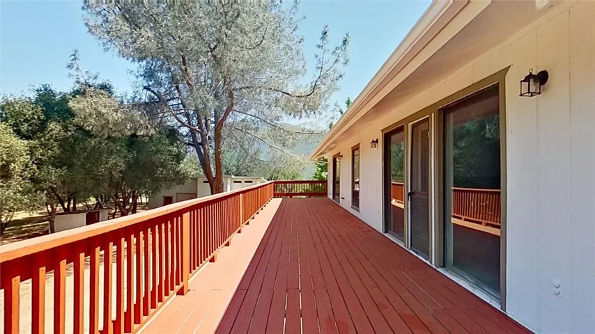 66 foot long deck just freshly painted