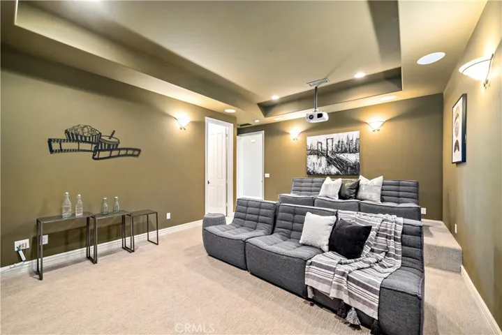 Reverse angle of 4th bedroom current set up as in home movie theater