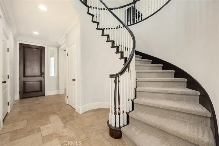 Entry with stairs to second floor bedrooms