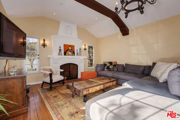 Living Room with Fireplace