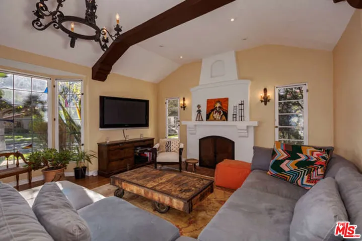 Living Room with Fireplace